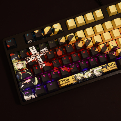 蔚藍檔案鐵道雙子透光RGB108鍵標準配列衛星軸鍵帽-ZUIHANG SHOP