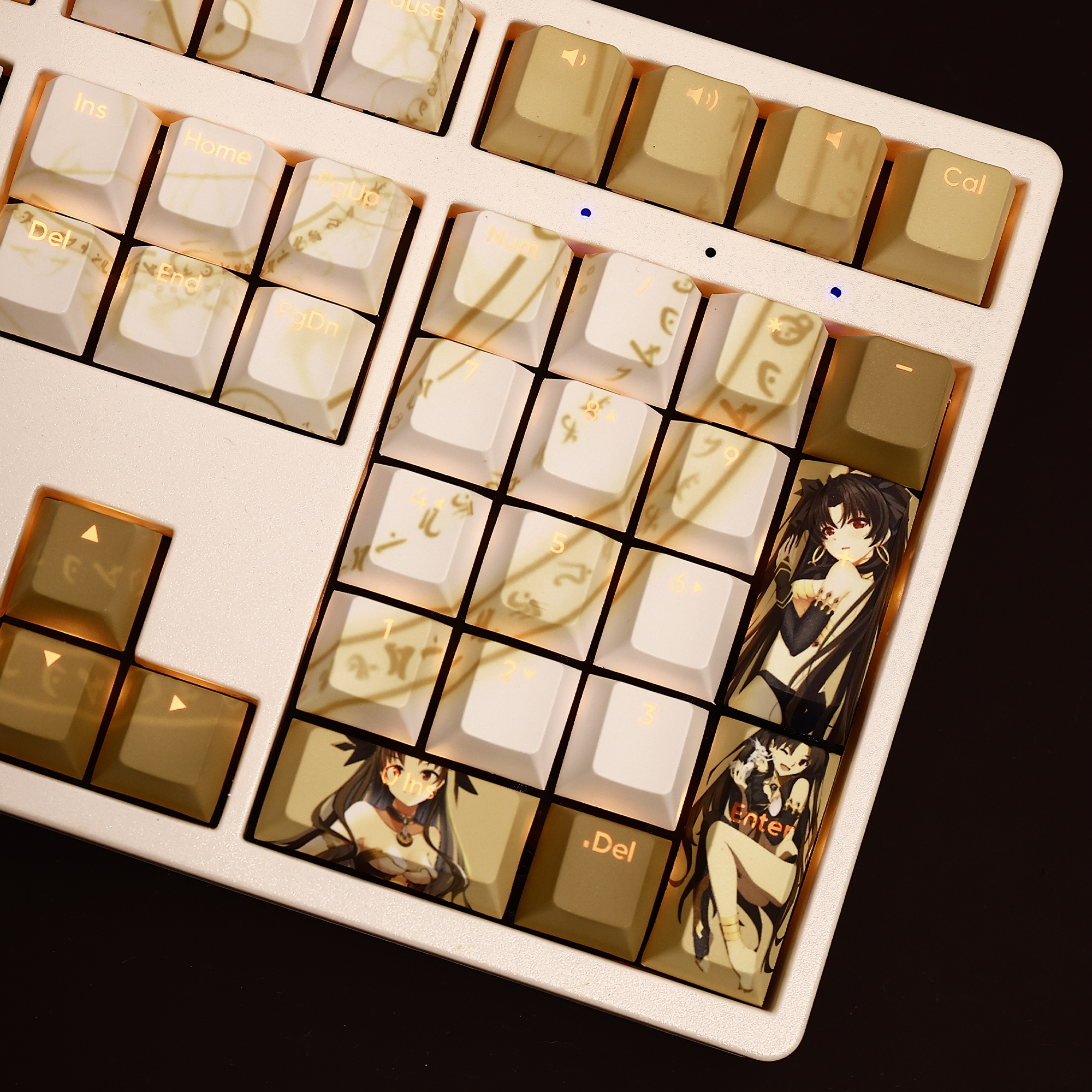 伊什塔爾透光RGB108鍵標準配列衛星軸鍵帽-ZUIHANG SHOP