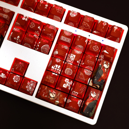 蔚藍檔案鹿山麗情透光RGB108鍵標準配列衛星軸鍵帽-ZUIHANG SHOP