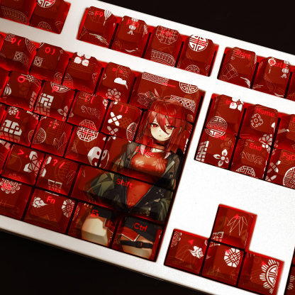 蔚藍檔案鹿山麗情透光RGB108鍵標準配列衛星軸鍵帽-ZUIHANG SHOP