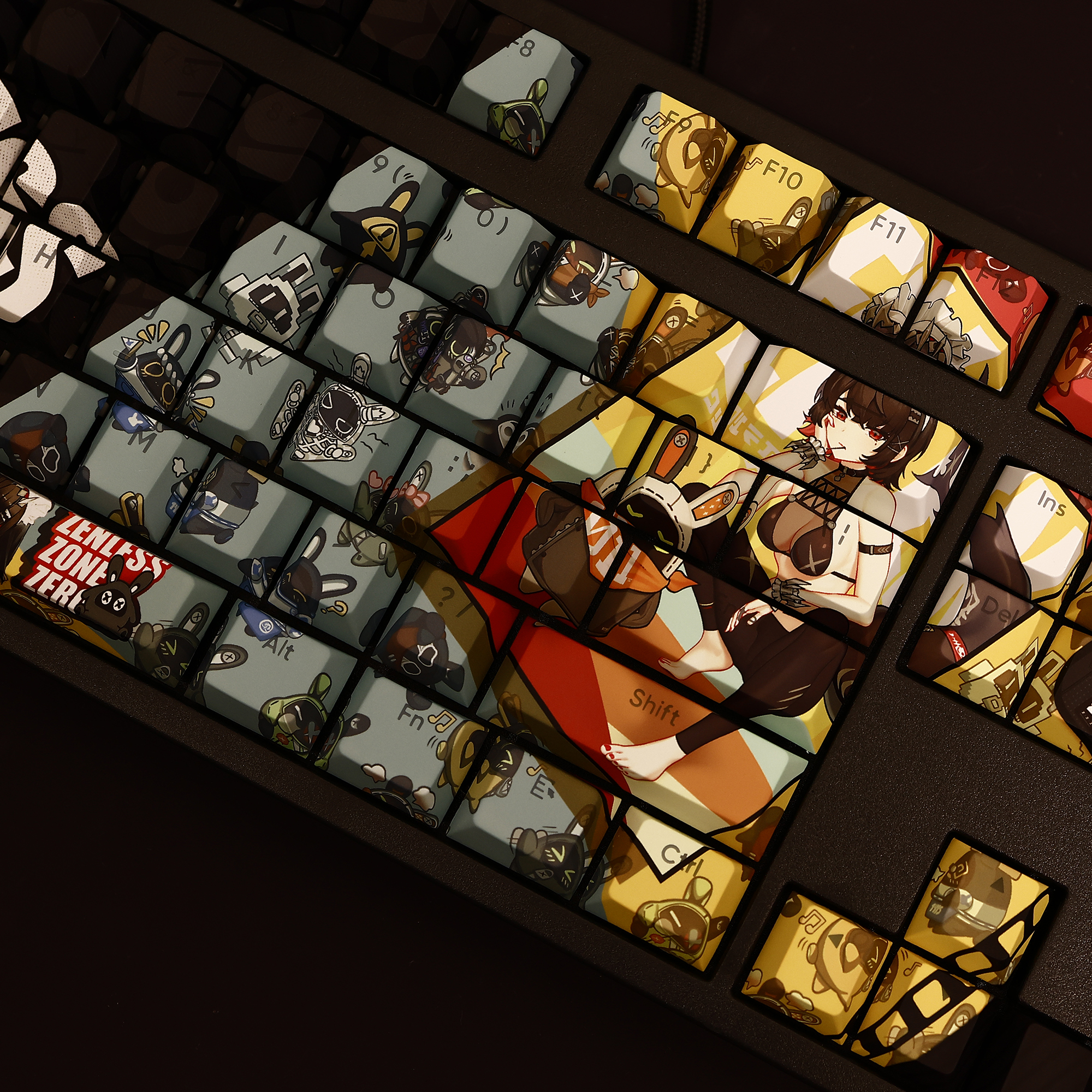 絕區零艾蓮喬透光RGB108鍵標準配列衛星軸鍵帽-ZUIHANG SHOP