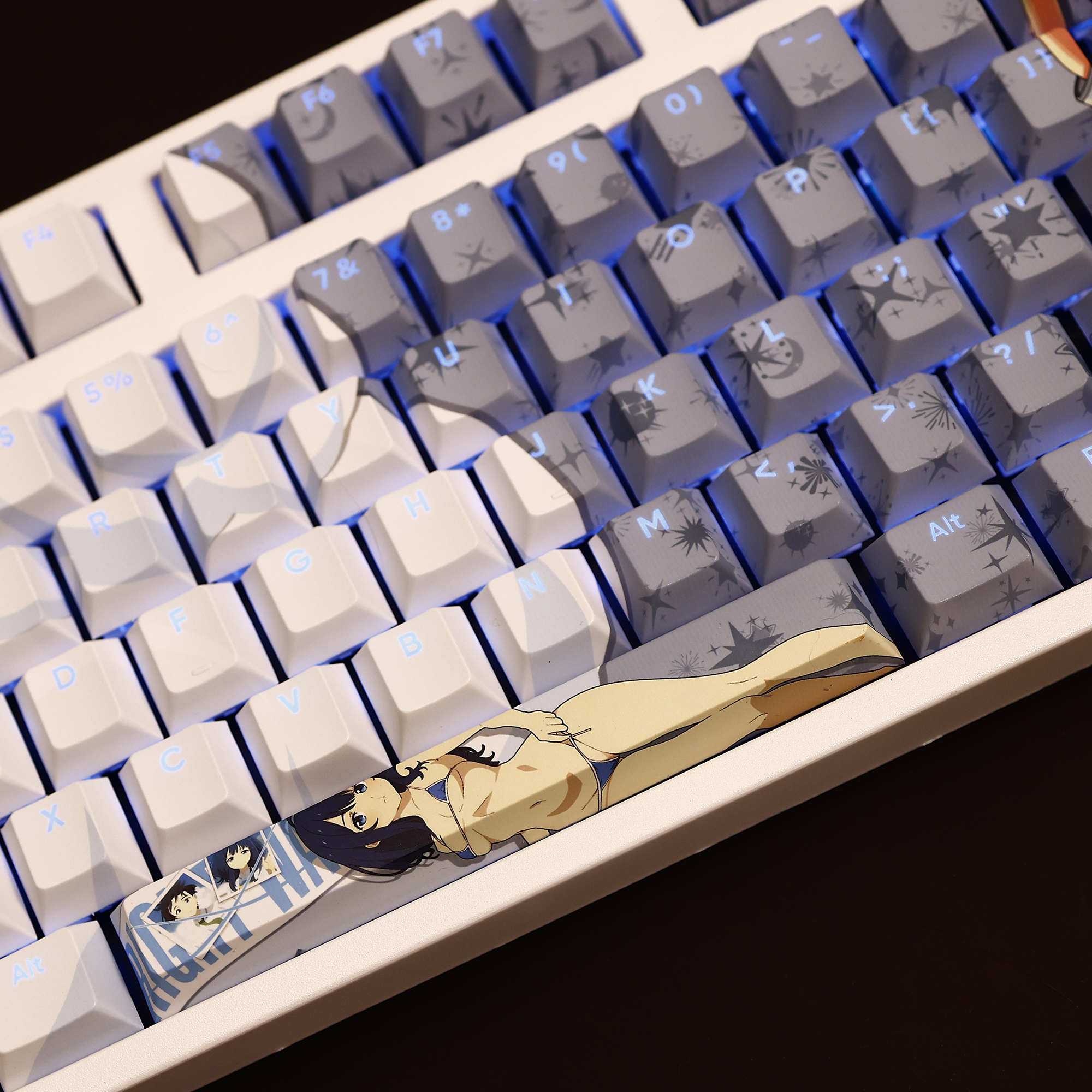 八奈見杏菜透光RGB108鍵標準配列衛星軸鍵帽-ZUIHANG SHOP