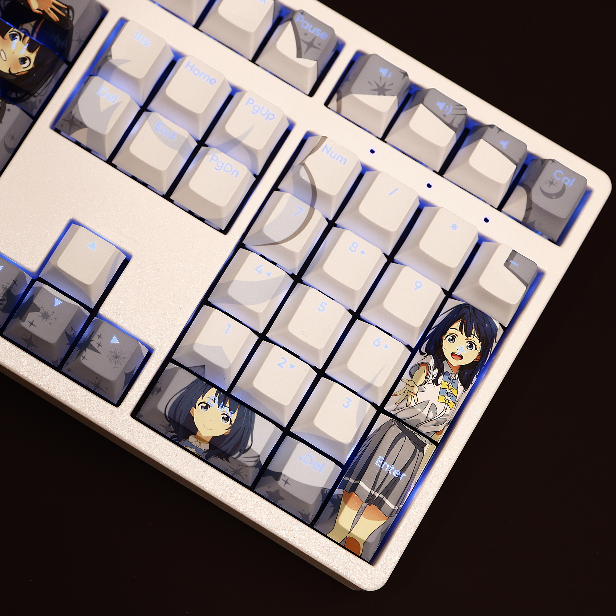 八奈見杏菜透光RGB108鍵標準配列衛星軸鍵帽-ZUIHANG SHOP