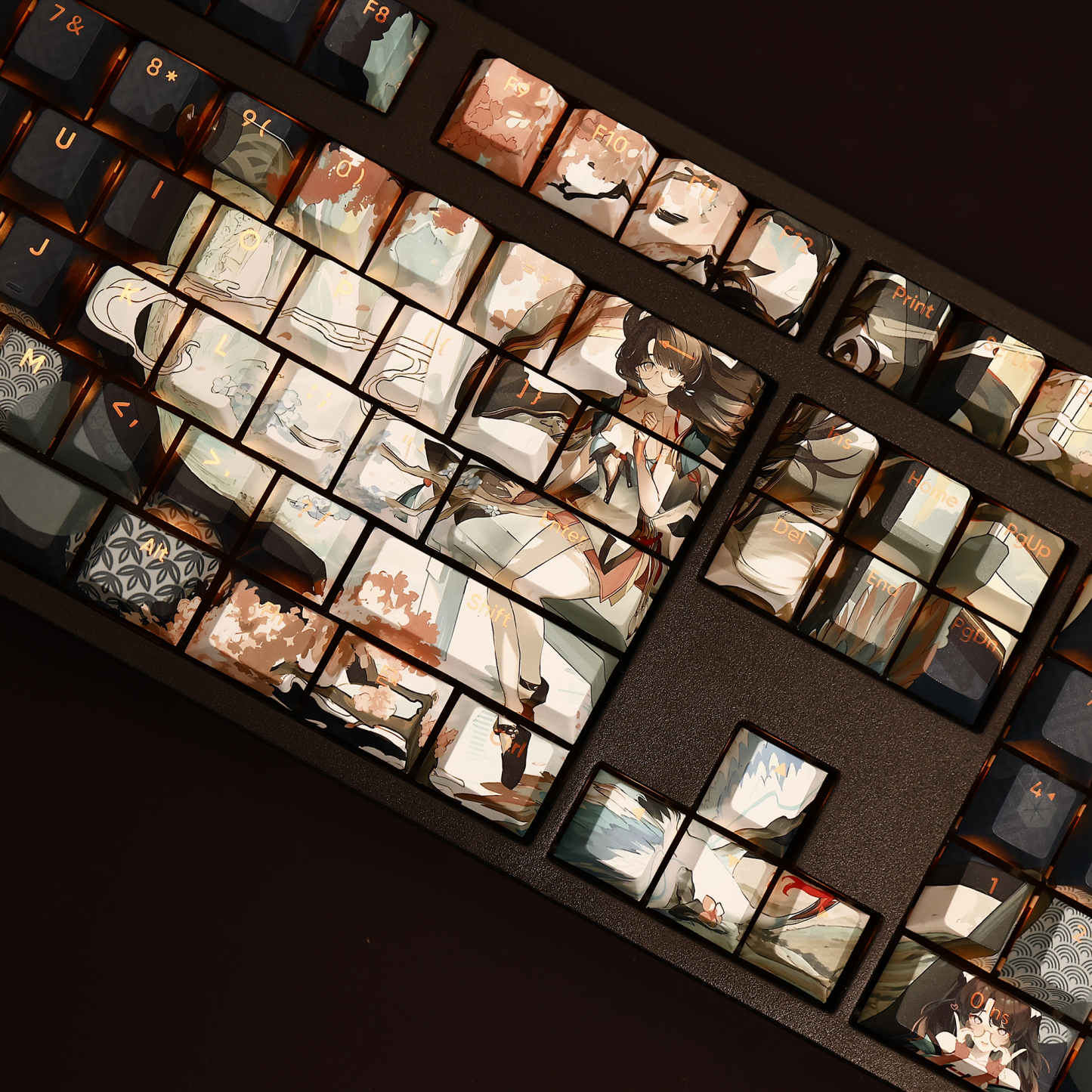 鳴潮折枝透光RGB108鍵標準配列衛星軸鍵帽-ZUIHANG SHOP