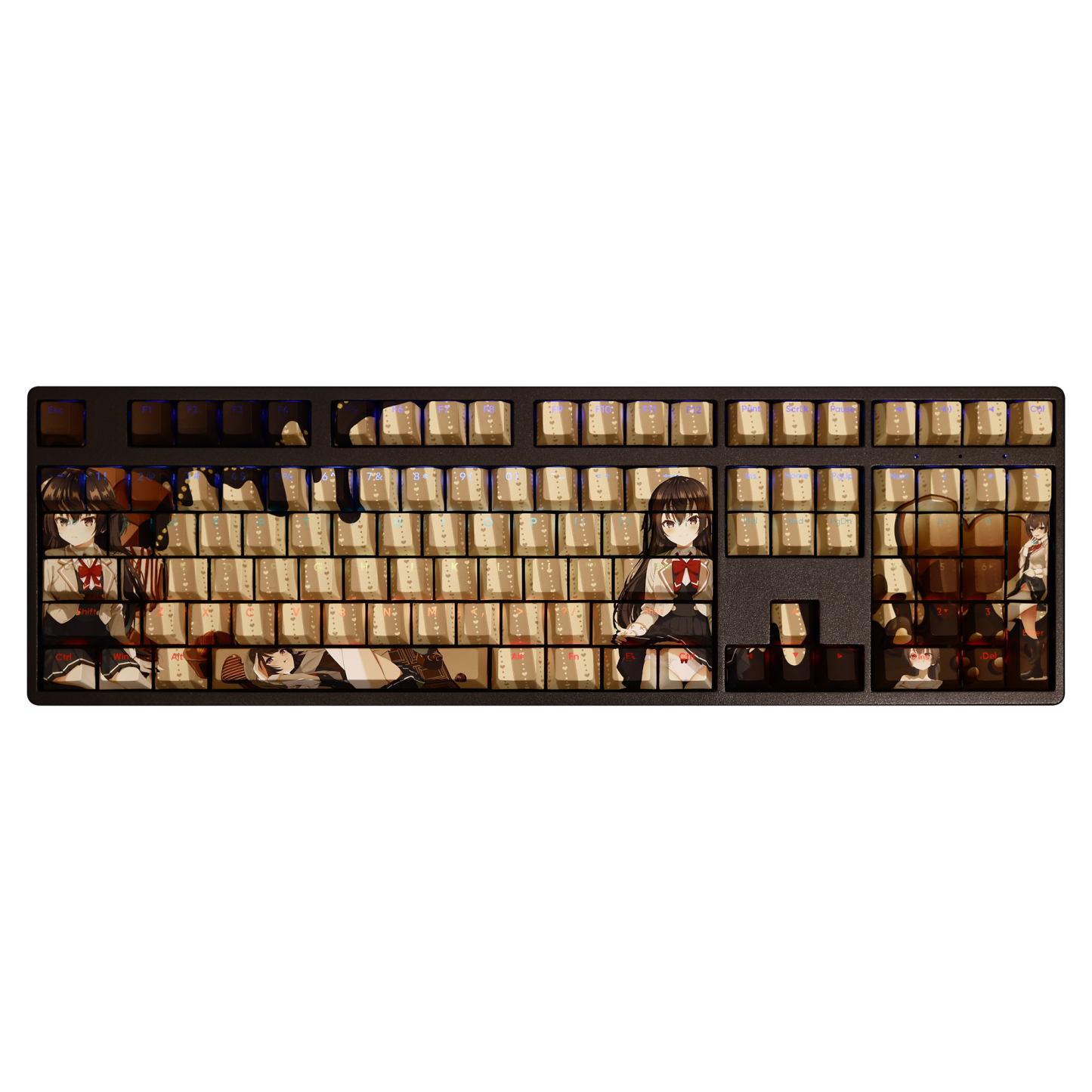 周防有希透光RGB108鍵標準配列衛星軸鍵帽-ZUIHANG SHOP