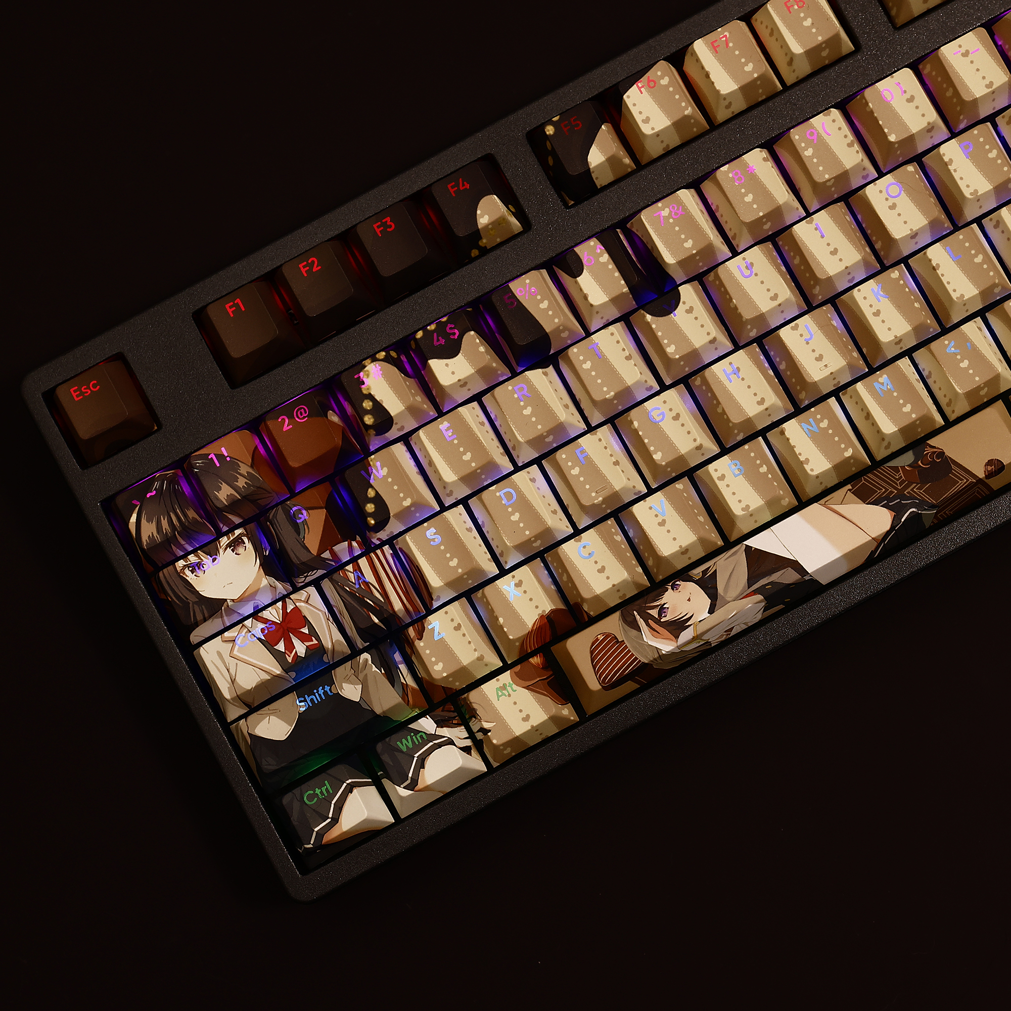 周防有希透光RGB108鍵標準配列衛星軸鍵帽-ZUIHANG SHOP