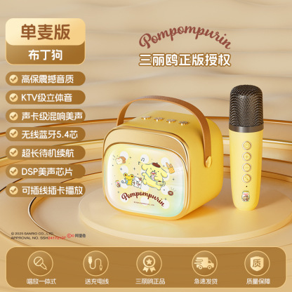 三麗鷗P12卡通麥克風藍牙喇叭｜兒童K歌神器 手機唱歌小喇叭推薦-ZUIHANG SHOP