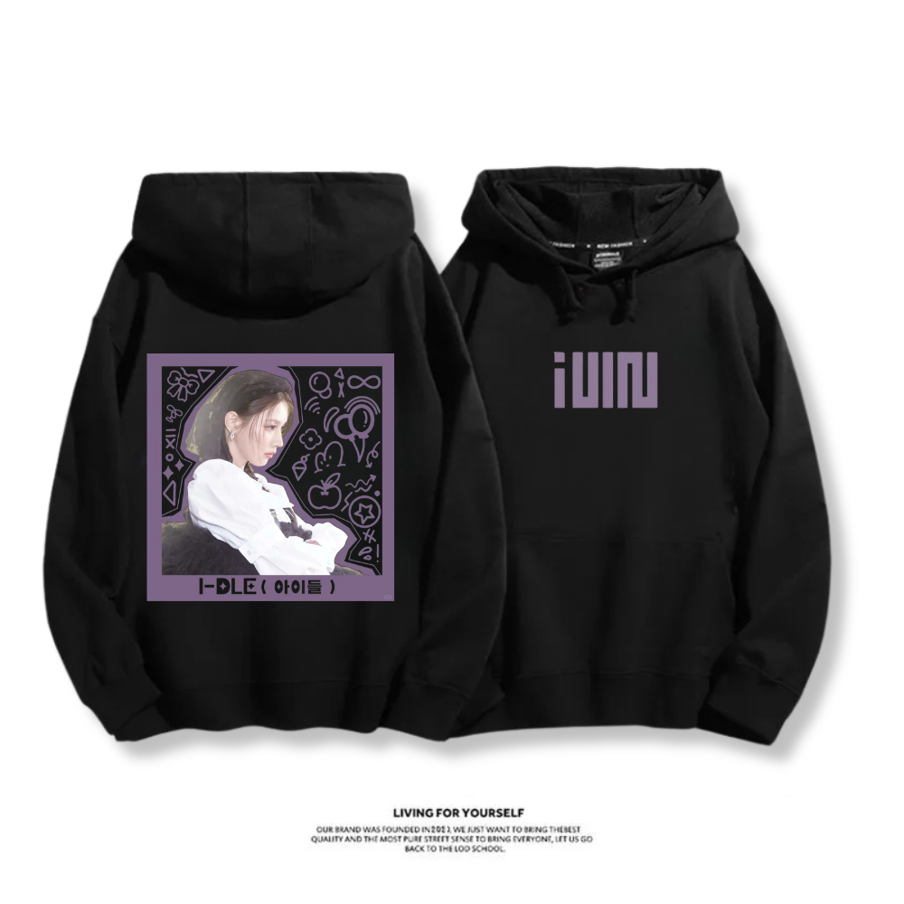 (G)I-DLE 2025秋冬新款 親子情侶男女連帽衛衣