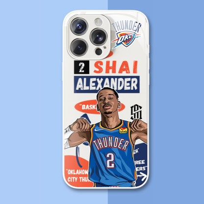 NBA球星新款高清全包防摔玻璃殼