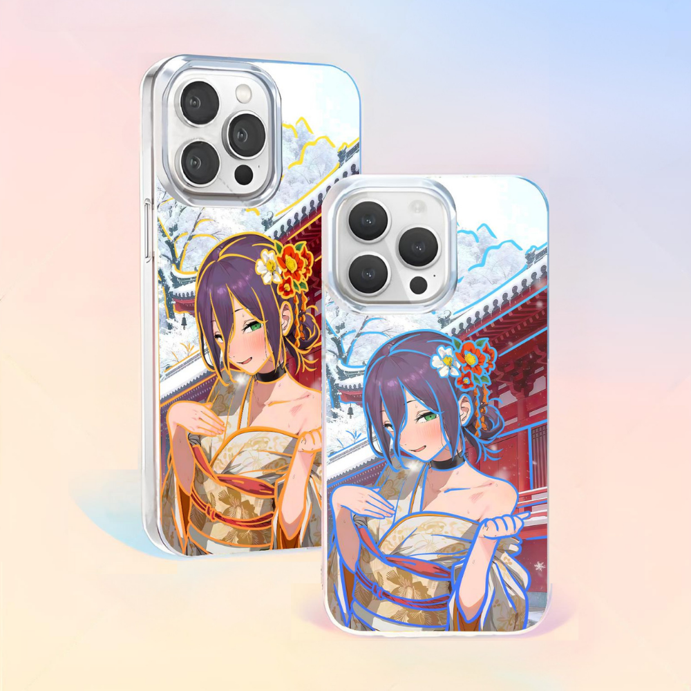 鏈鋸人極光金手機殼