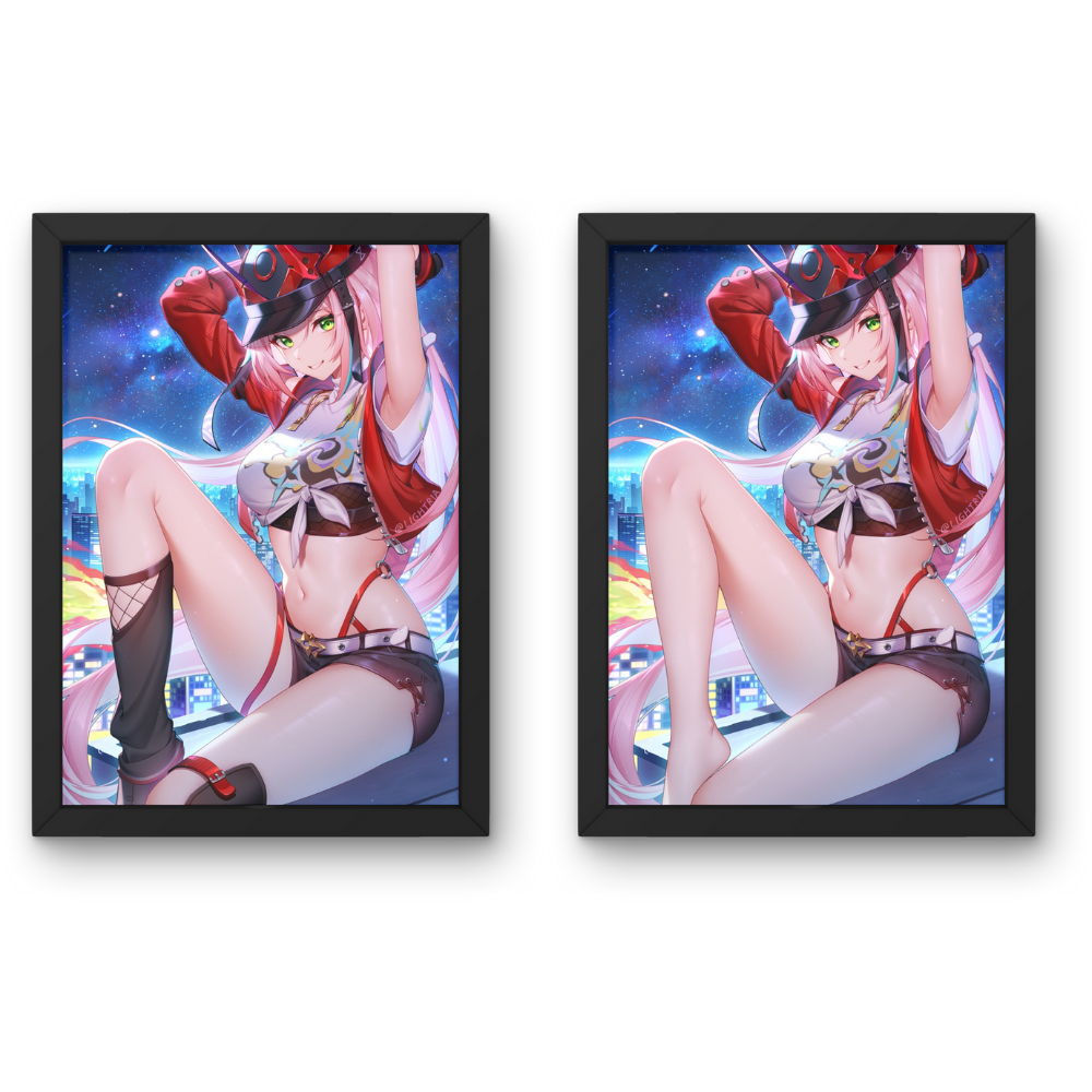 崩壞:星穹鐵道3D動漫立體畫海報 - 3D漸層與立體效果