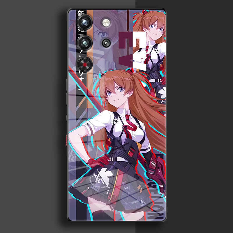 紅魔新世紀福音戰士EVA鋼化玻璃手機殼