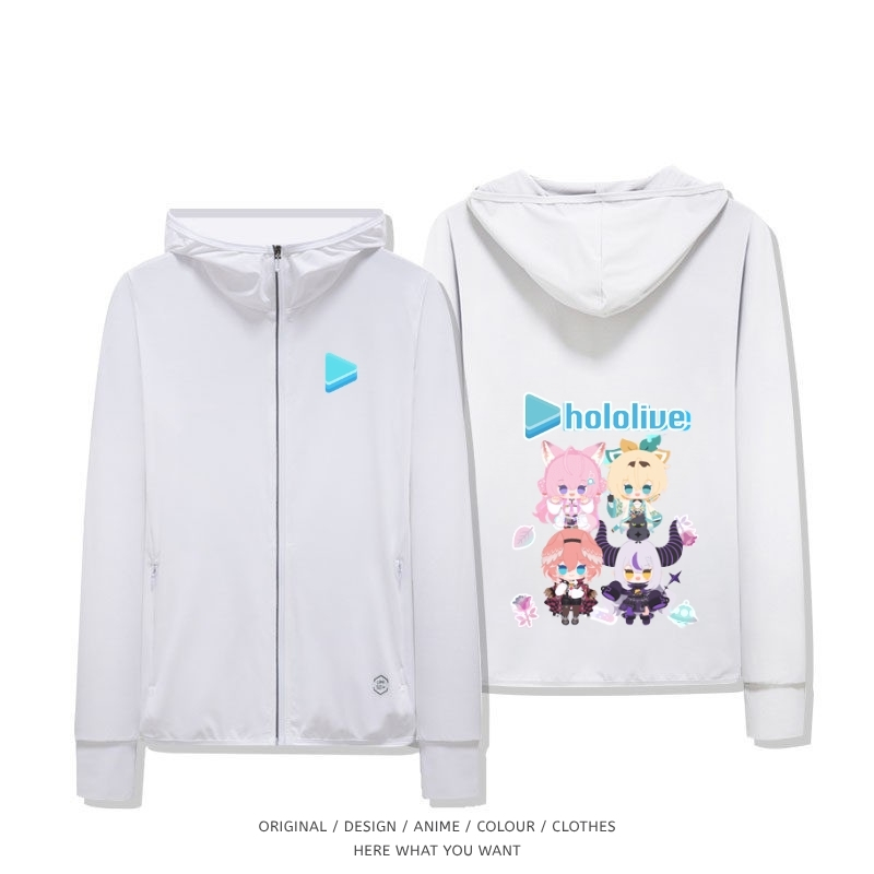 Hololive 虛擬主播夏季通勤冰絲速乾涼感防曬外套