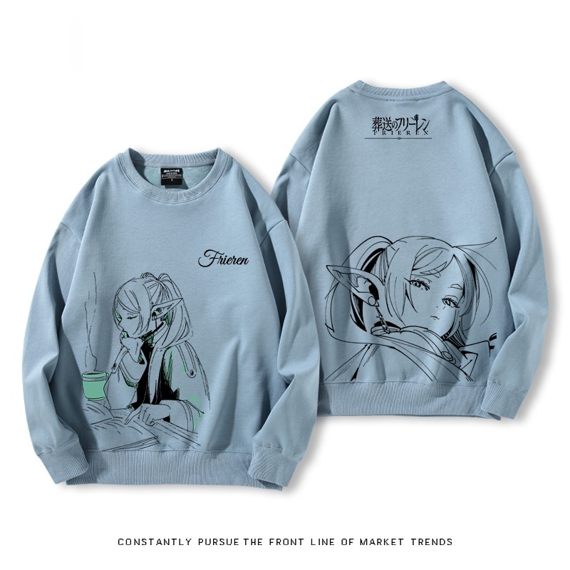 葬送的芙莉蓮 秋冬新款 親子情侶裝圓領長袖