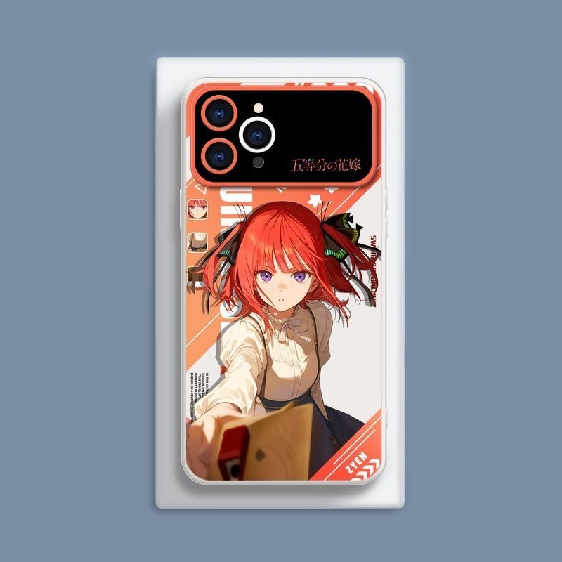 五等分的花嫁液態大視窗全包矽膠防摔軟殼