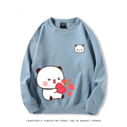 一二布布 秋冬新款 親子情侶裝圓領長袖