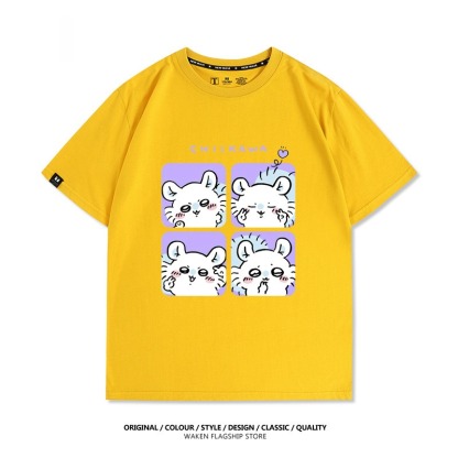 Chiikawa 2025親子情侶男女同款 印花短袖T恤