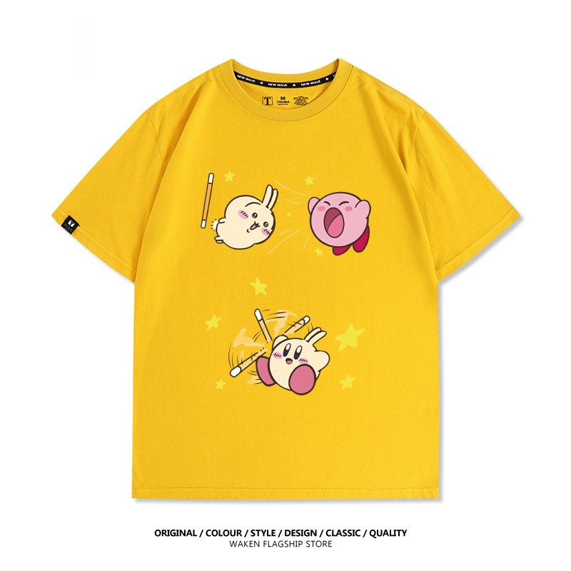 Chiikawa 2025親子情侶男女同款 印花短袖T恤