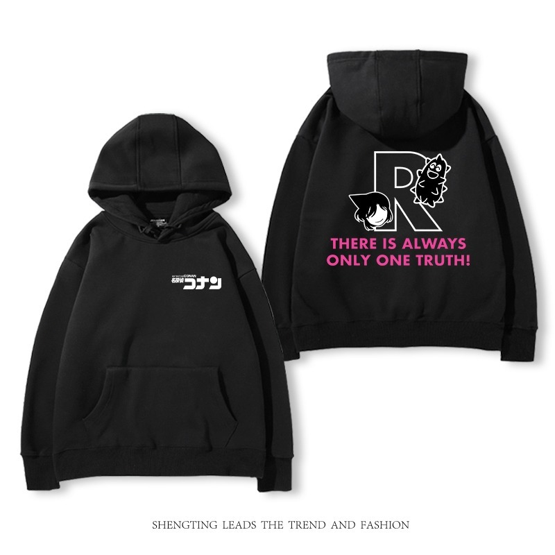 名偵探柯南 2025秋冬新款 親子情侶裝連帽衛衣