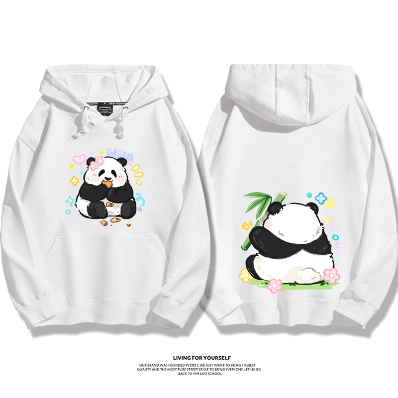 花花果賴熊貓新款 親子情侶男女款連帽衛衣-ZUIHANG SHOP