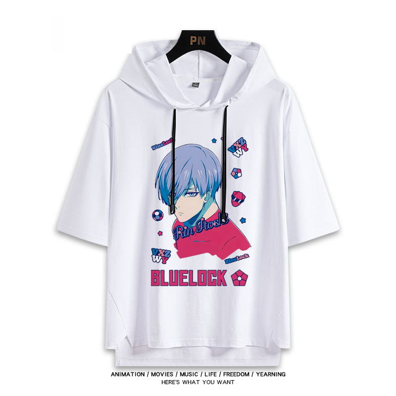 藍色監獄 連帽短袖T恤-ZUIHANG SHOP