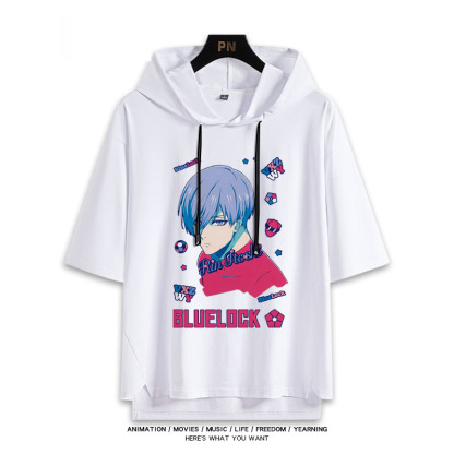 藍色監獄 連帽短袖T恤-ZUIHANG SHOP