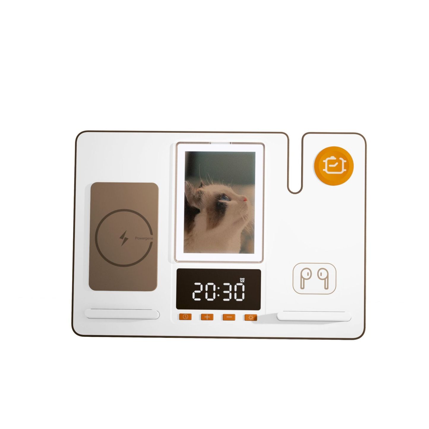 家用多功能六合一無線充 | 桌面耳機手錶手機相冊支架 | 無線充電座-ZUIHANG SHOP