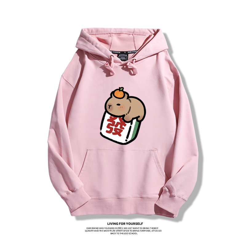 卡皮巴拉新款 親子情侶男女款連帽衛衣-ZUIHANG SHOP