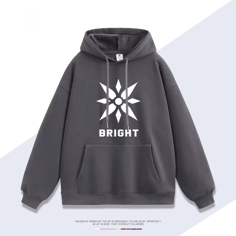 數碼寶貝大冒險勇氣徽章 聯名衛衣2025秋冬新款 親子情侶裝連帽衛衣