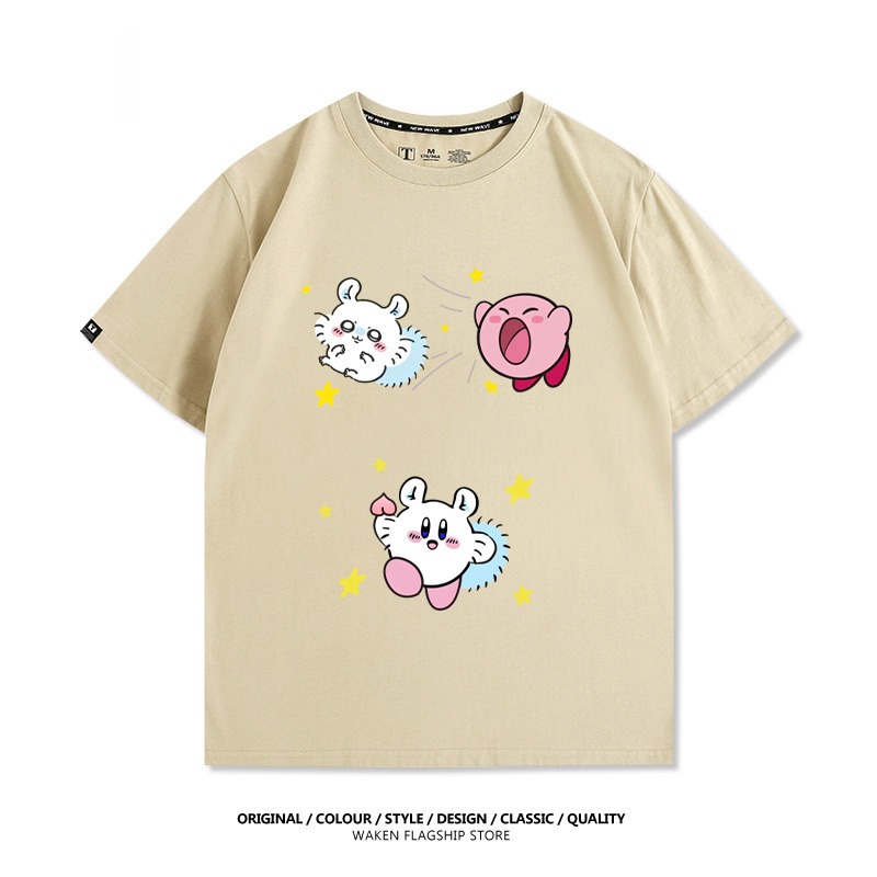 Chiikawa 2025親子情侶男女同款 印花短袖T恤