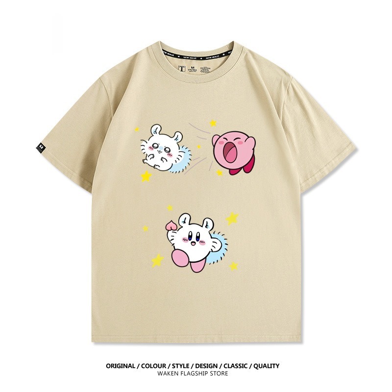 Chiikawa 2025親子情侶男女同款 印花短袖T恤