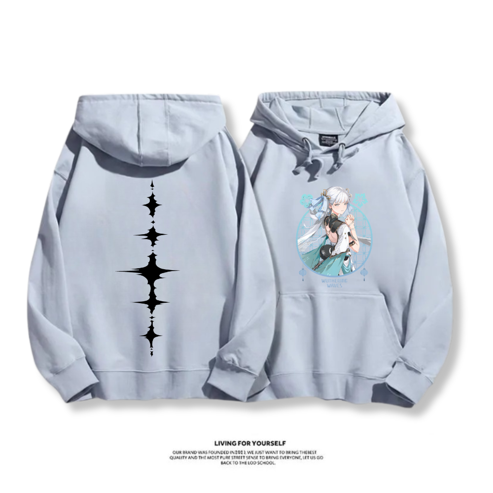 鳴潮新款 親子情侶男女款連帽衛衣