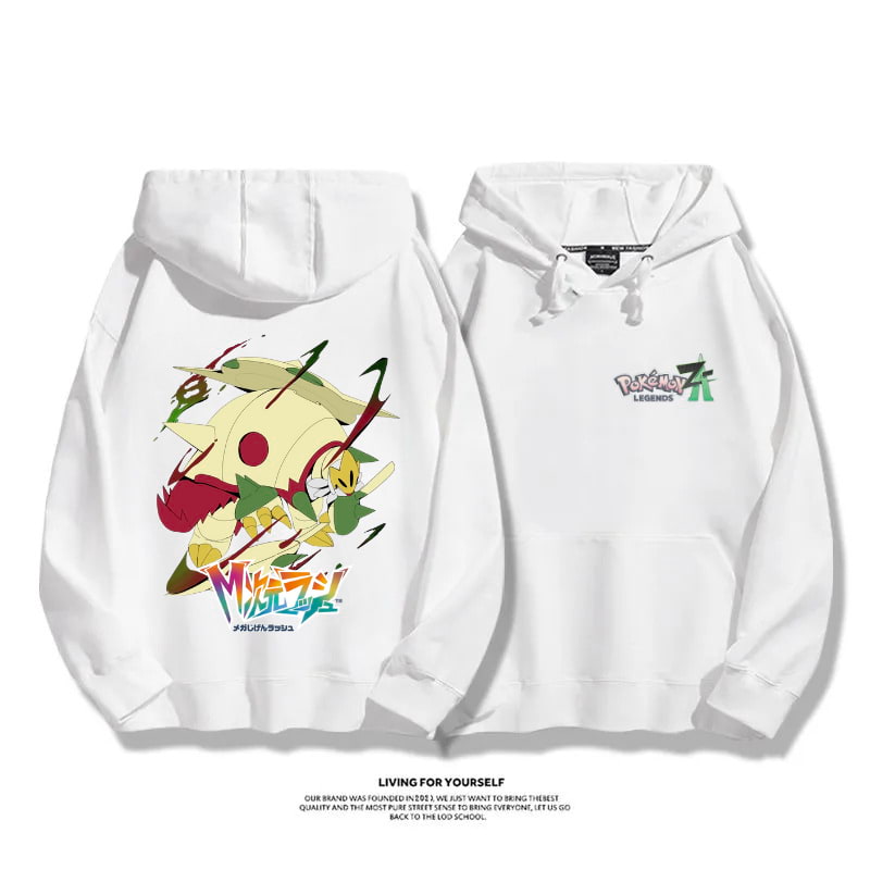 寶可夢傳說 Z-A 2025秋冬新款 親子情侶男女連帽衛衣