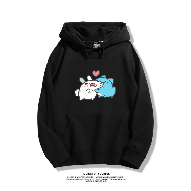 貓貓蟲咖波 2025秋冬新款 親子情侶裝連帽衛衣