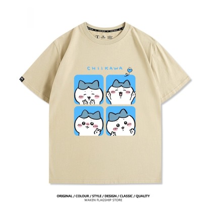 Chiikawa 2025親子情侶男女同款 印花短袖T恤