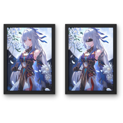 崩壞:星穹鐵道3D動漫立體畫海報 - 3D漸層與立體效果