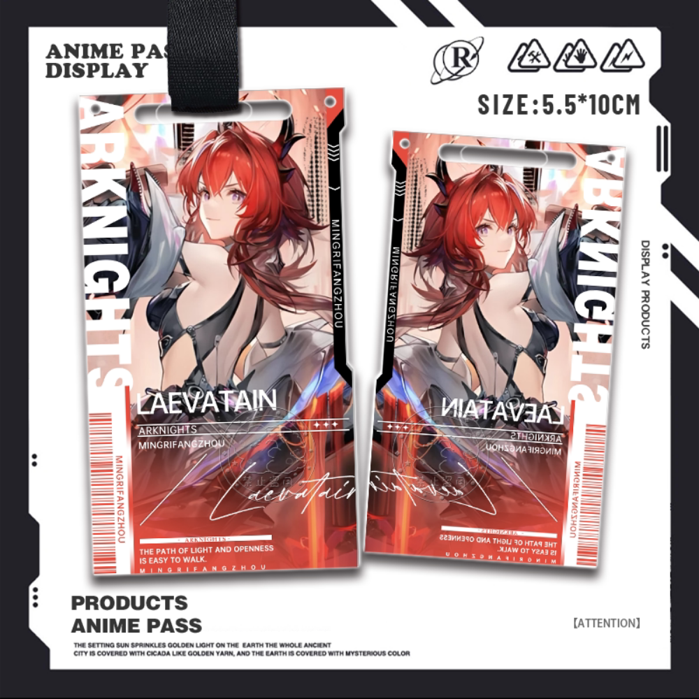 明日方舟終末地亞克力通行證掛飾