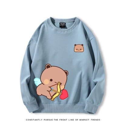 一二布布 秋冬新款 親子情侶裝圓領長袖