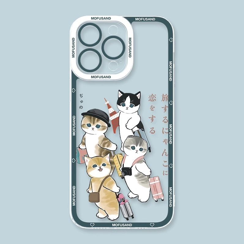 Mofusand貓貓天使眼透明防摔軟殼-ZUIHANG SHOP