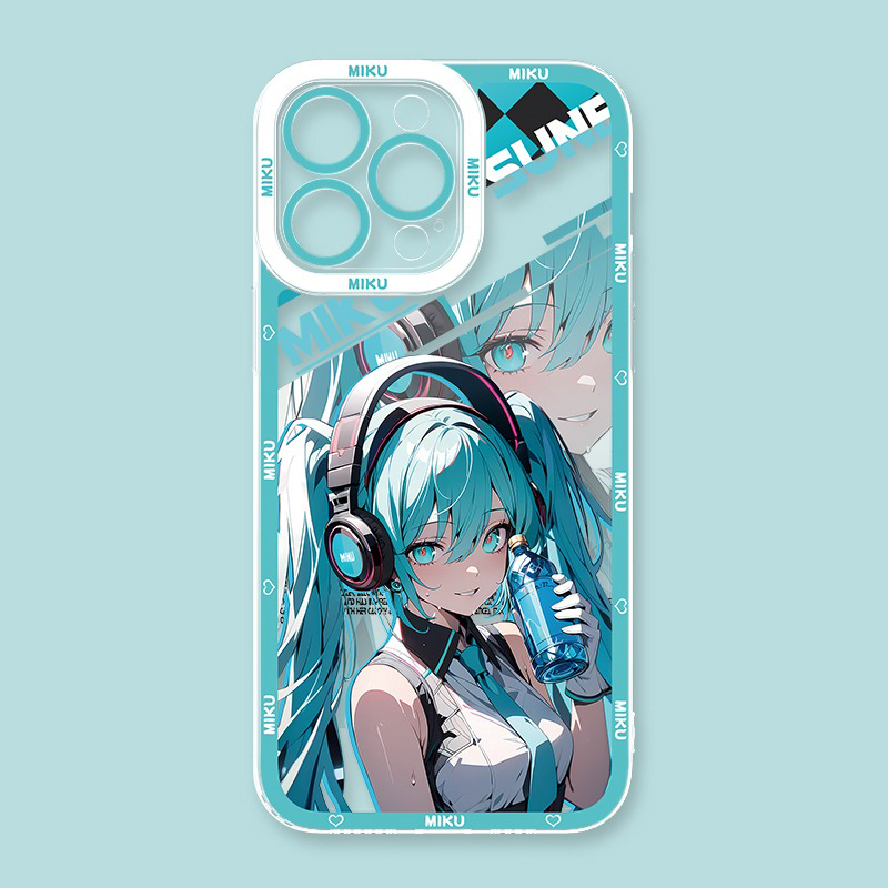 初音未來天使眼透明防摔軟殼