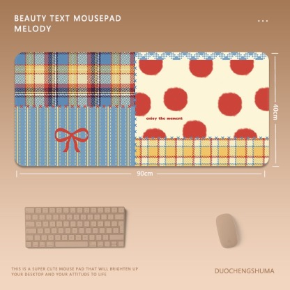 可愛卡通 主題桌墊 布質滑鼠墊-ZUIHANG SHOP