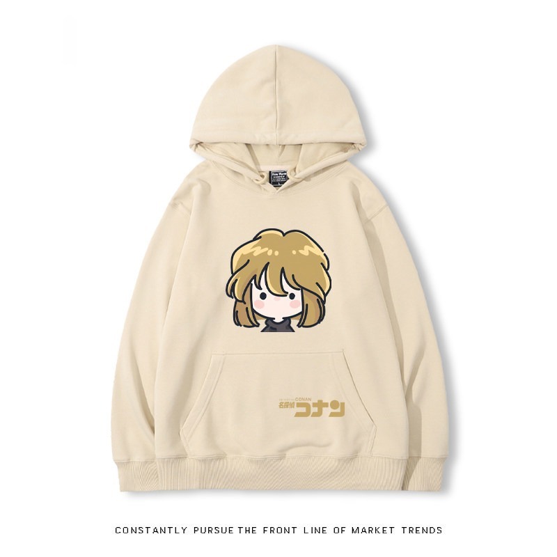 名偵探柯南 秋冬新款 親子情侶裝連帽衛衣