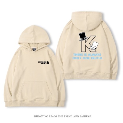 名偵探柯南 2025秋冬新款 親子情侶裝連帽衛衣