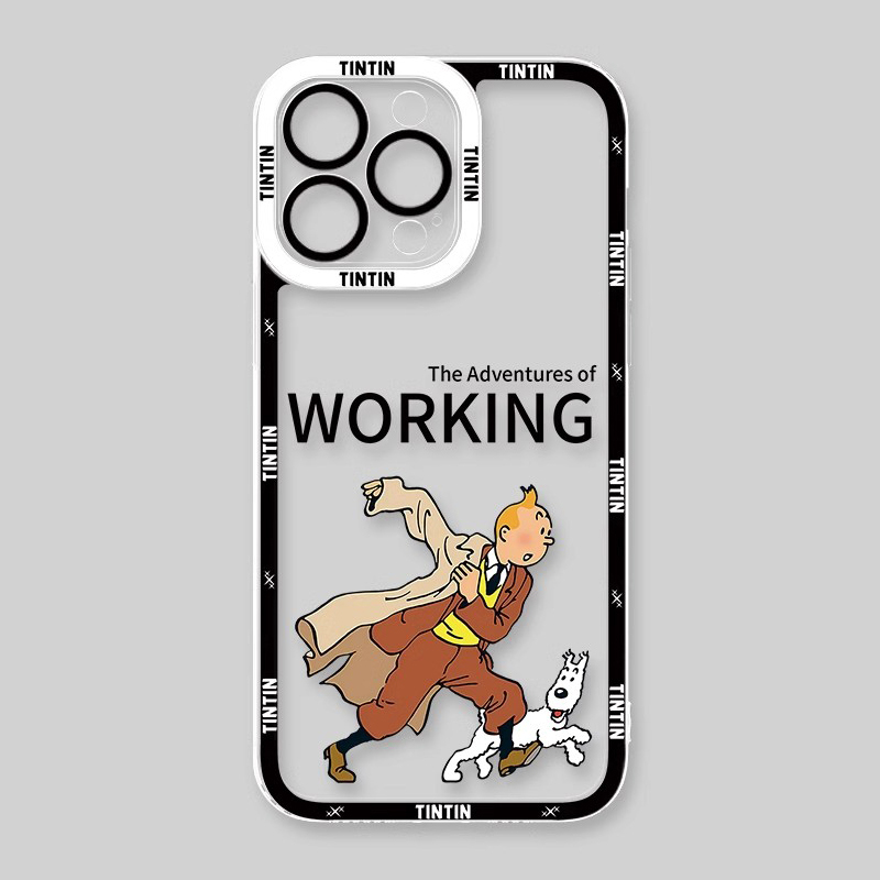 丁丁歷險記天使眼透明防摔軟殼-ZUIHANG SHOP