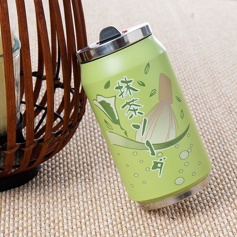 五等分的花嫁周邊新娘中野三玖抹茶水杯二次元動漫蘇打水保溫杯子