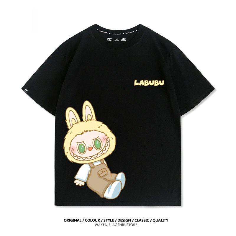 Labubu美式潮牌 印花短袖T恤-ZUIHANG SHOP
