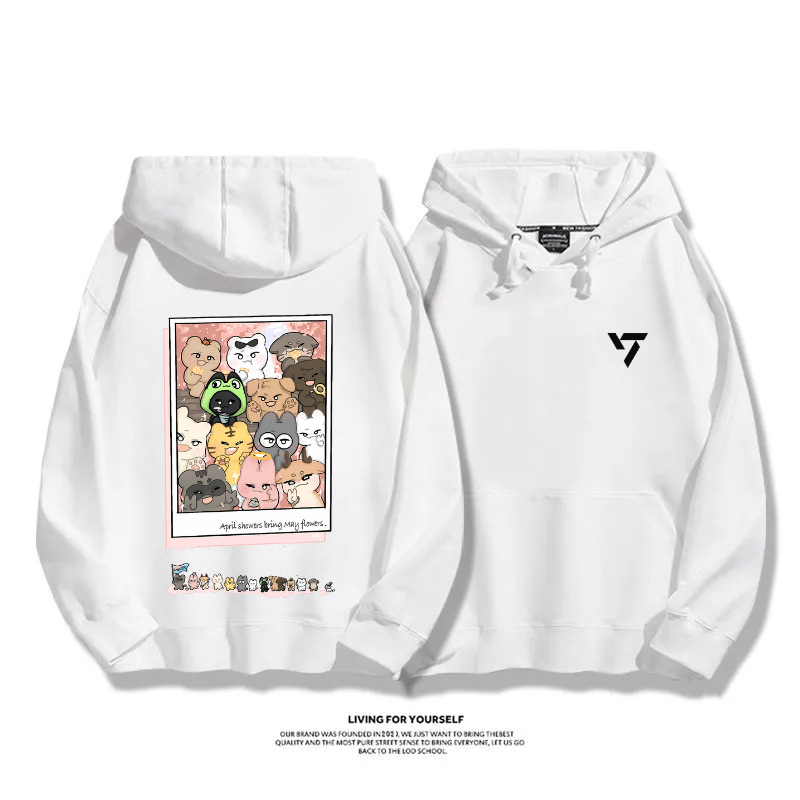 SEVENTEEN 2025秋冬新款 親子情侶男女連帽衛衣