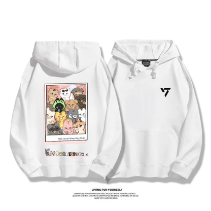 SEVENTEEN 2025秋冬新款 親子情侶男女連帽衛衣