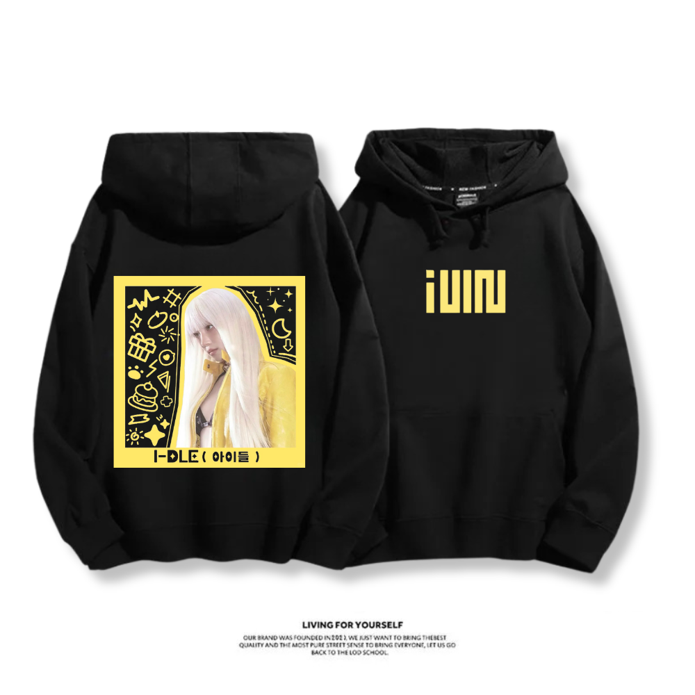 (G)I-DLE 2025秋冬新款 親子情侶男女連帽衛衣