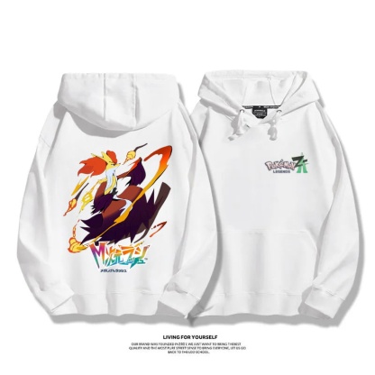 寶可夢傳說 Z-A 2025秋冬新款 親子情侶男女連帽衛衣